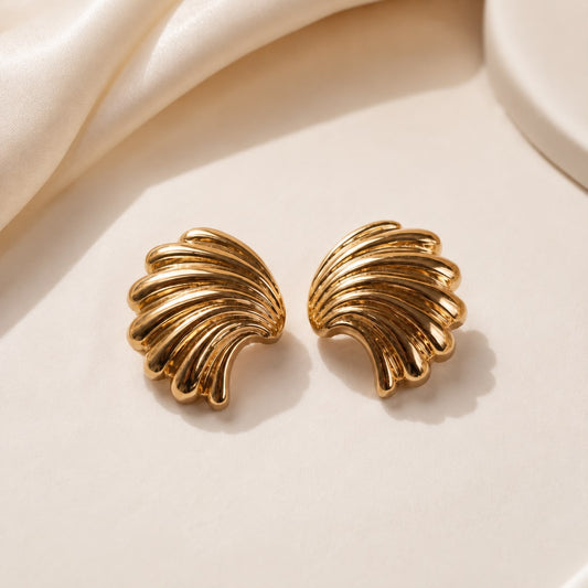 Beach Gold Earrings